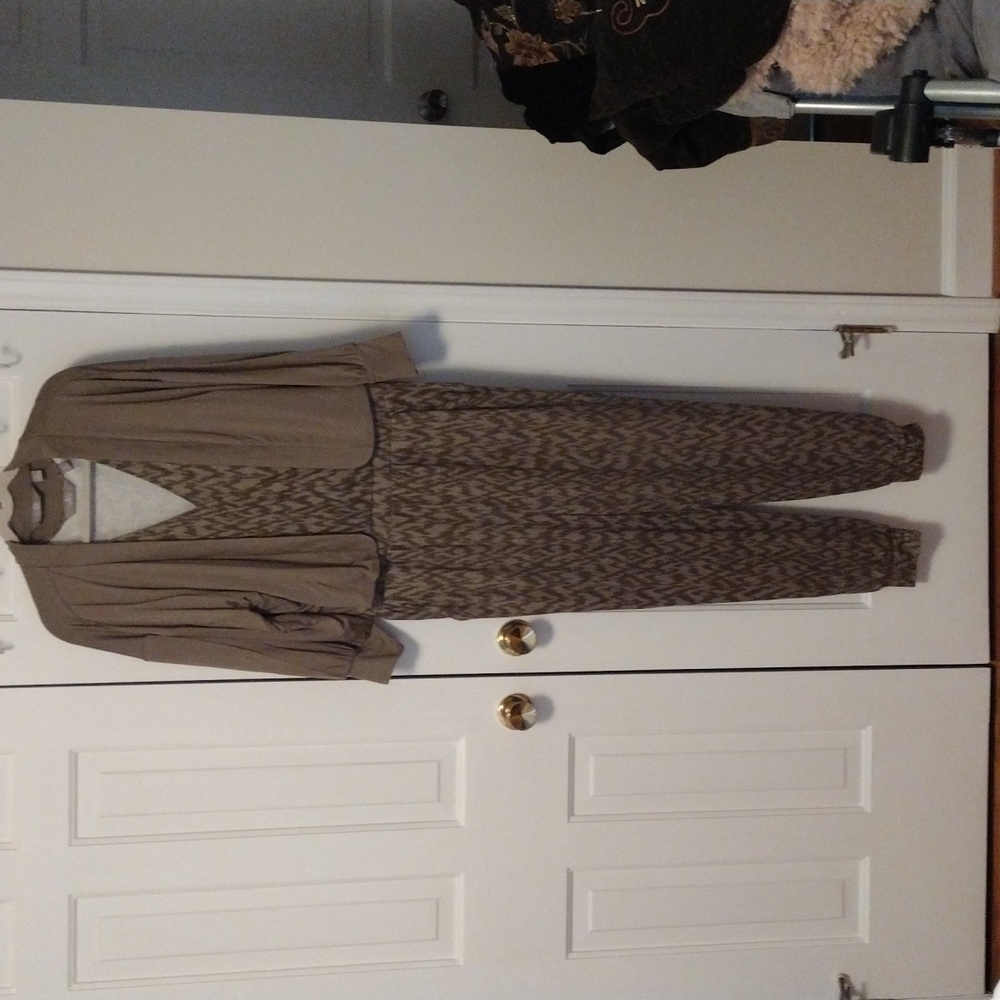 Jumpsuit by Givilana with Jacket,Size L,green on green